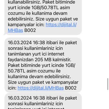 60 GB İnternet Yarım Saatte Nasıl Biter. Turkcell'den Cevap Bekliyorum