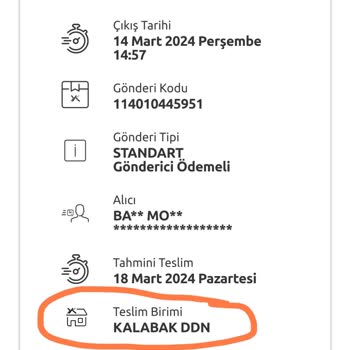 Yurtiçi Kargo Urla Kalabak Ddn Şubesi