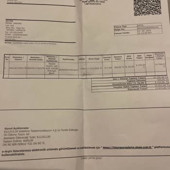 Vodafone Antalya Kemer Bayisi Fahiş Fiyat İle Telefon Satışı