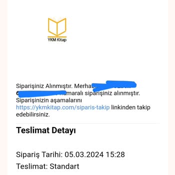 YKMkitap Sipariş Verdiğim Kitaplar Hakkında Bilgiye Ulaşamıyorum