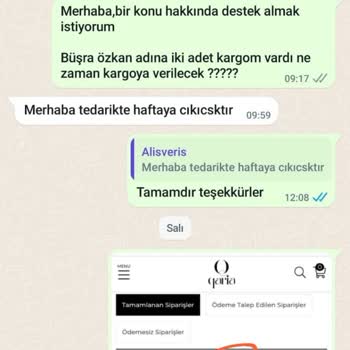 Qaria Moda Qaria Official Sipariş Verdiğim Ürünleri Göndermiyor