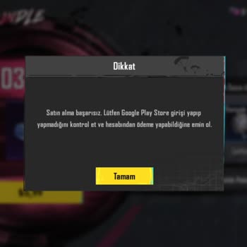 Playstore.com Oyun İçi Alışveriş Yapamıyorum