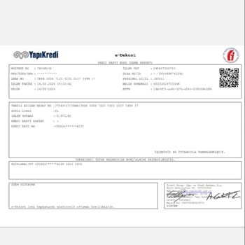 Yapı Kredi Bankası Yıllık Kredi Kartı Aidatı