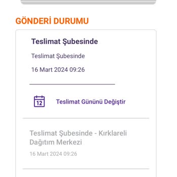 Hepsijet Lüleburgaz Teslimat Sorunu