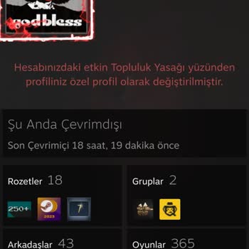 Steam Haksız Topluluk Yasağı