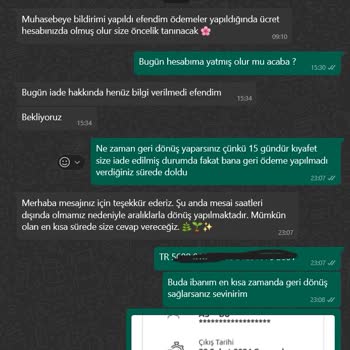 Lamia Giyim Paramı Geri Ödemedi
