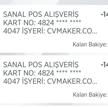 Cvmaker.com.tr Habersiz Para Çekimi