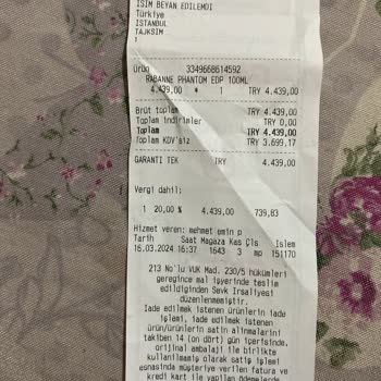 Sephora Parfüm Ve İade