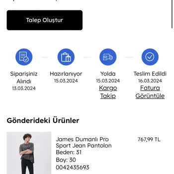 Mavi.com Yanlış Ürün Gönderimi!