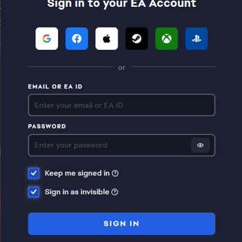 Ea Sports Hesabımda Sürekli Giriş Sorunu Yaşıyorum