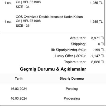 Cos Markası Kopyalanan Site