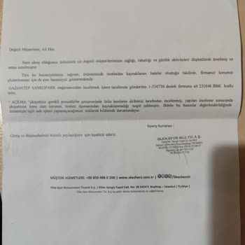 Skechers Göz Göre Göre Kusurlu Ürününü Almıyor
