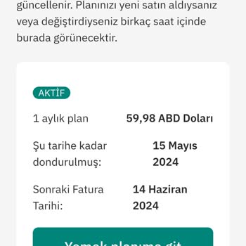 Unimeal.com Abonelik İptali