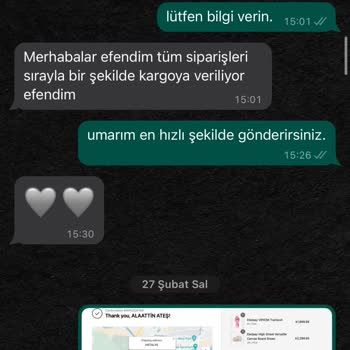 Eledaay Gönderilmeyen Sipariş,... Yerine Konulan Müşteri