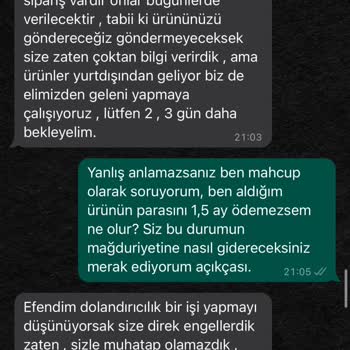 Eledaay Gönderilmeyen Sipariş,... Yerine Konulan Müşteri