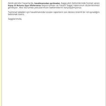 Türk Hava Yolları Valizim Parçalandı Tazminat Ödemiyor