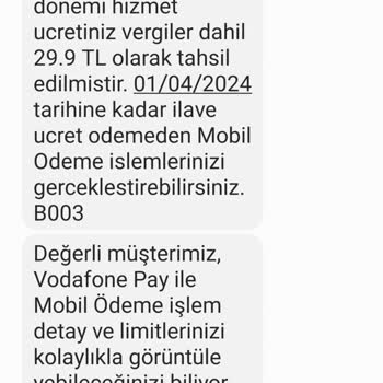 Vodafone - Bilgim Dışında Üyelik