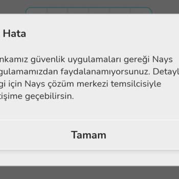 Nays Giriş Yapamıyorum Hiçbir Türlü