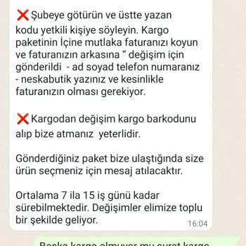 Neska Butik Beden Uymayan Mont Ve İade Sorunu