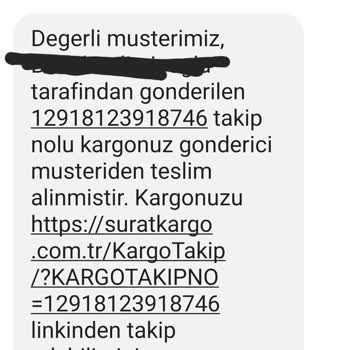 Sürat Kargo, Kargoladığım Ürünü Kaybetti Ama Telafi Yapmıyor.