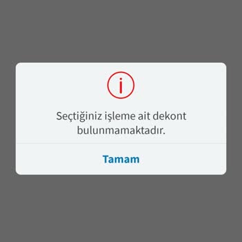 Halkbank Mobil Dekont Görüntüleyememe