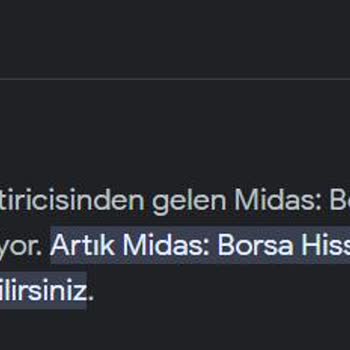 Midas PC Uygulaması Neden Yok?