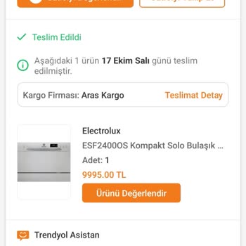 Electrolux Mini Bulaşık Makinesi Kötü Sepet Ergonomisi