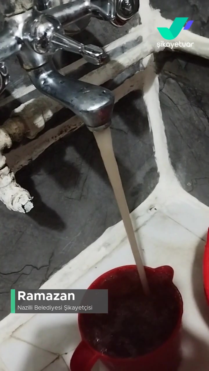 Nazilli Belediyesi Çeşme Suları Çamurlu Akıyor videonun kapak resmi