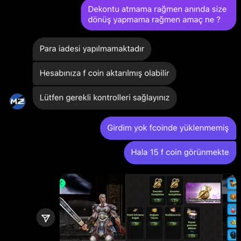 Mobile2 Mobil2Global Fcoin Para İadesi Yapmadı