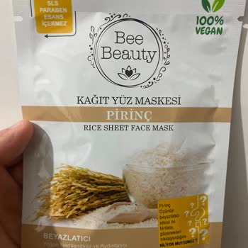 Gratis Pirinç Özlü Kağıt Maske Pişmanlıktır