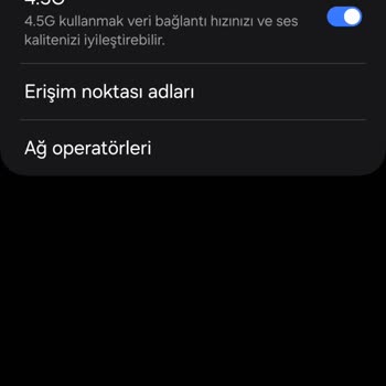Samsung Telefon Şebeke Modu Yok