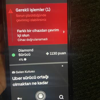 Uber Çevrim İçi Olamama Sorunu