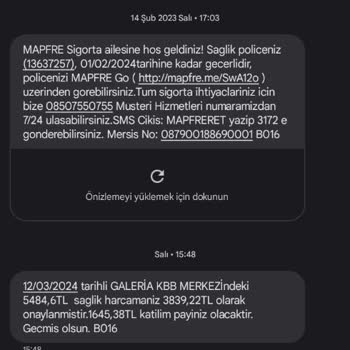 Özel Galleria KBB Haksız Kazanç Elde Etmesi