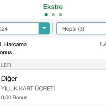 Garanti BBVA Yıllık Kart Ücreti