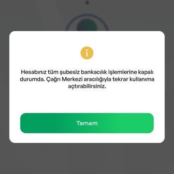 Hayat Finans Cari Hesabım Kapatılmış