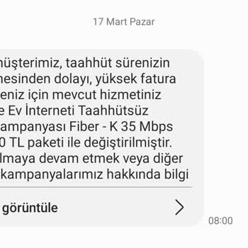 Vodafone Taahhüt Bitimi Fiyat Değişikliği