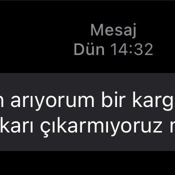 Sürat Kargo Üst Kata Kargo Getirmemesi