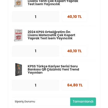 YKMkitap Kargom Eksik Geldi Ve Ürünlerimi Gönderme Yapılmadı
