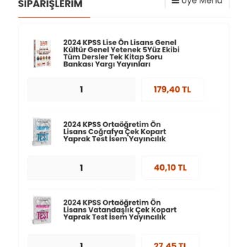 YKMkitap Kargom Eksik Geldi Ve Ürünlerimi Gönderme Yapılmadı