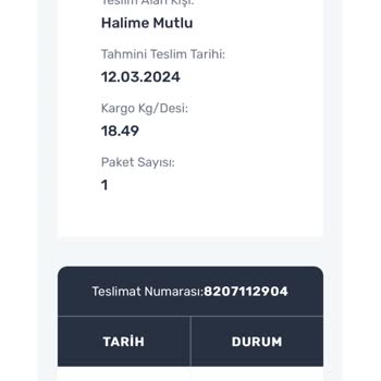 Sürat Kargo Teslim Edildi Yazan Ürünüm Hala Teslim Edilmedi