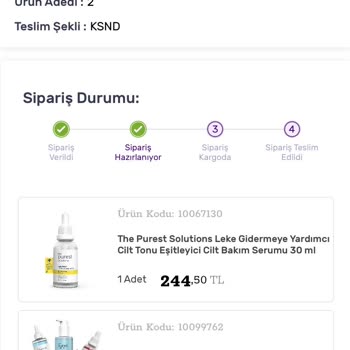 Gratis Uygulamasından Aldığım Ürünler 8 Gündür Hazırlanıyor