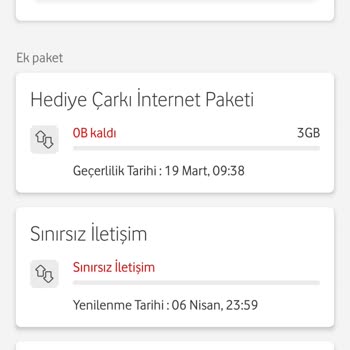 Vodafone Sınırsız Sosyal Medya Hakkım Kotalı İnternetimden Düşüyor!