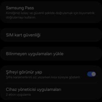 Samsung Telefon Samsung Güvenli Doysa Hata