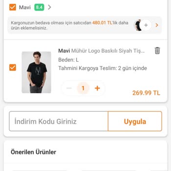 Trendyol Sitesinde Fiyat Farkı