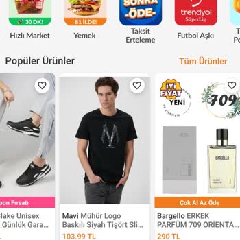 Trendyol Sitesinde Fiyat Farkı