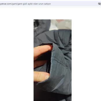 Gant Şişme Mont Şikayetim