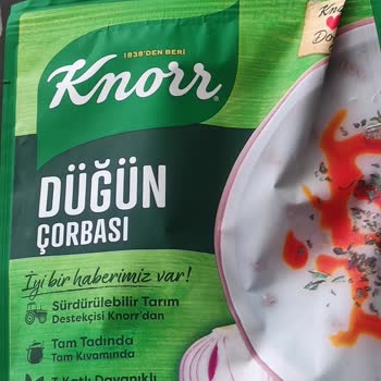 Knorr Düğün Çorbası Paket Sorunu