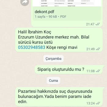 Torpido Koruma Store (torpidokorumastore) Hizmette Güven Sorunu: Sipariş Sonrası İletişim Kesildi
