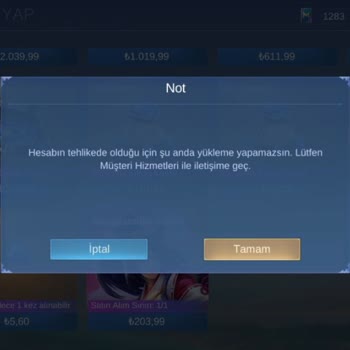 Mobile Legends Hesap Güvenliği
