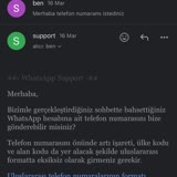 WhatsApp Doğrulama Kodu Erişim Sorunu